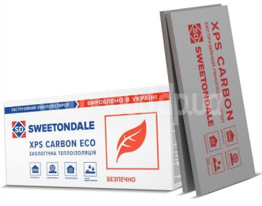 Полистирол Sweetondale Carbon ECO 1180х580х40мм, 0,69 м.кв.